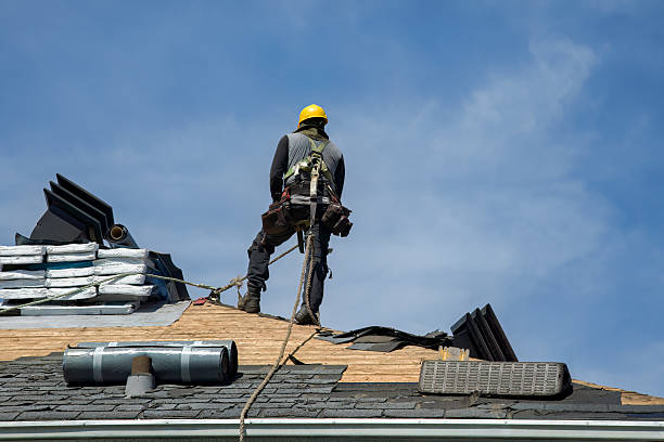 Professional Storm Damage Roof Repair technician working in Pine Ridge, PA